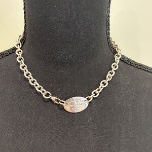 Tiffany & Co. Silver Chain Necklace AUTHENTIC